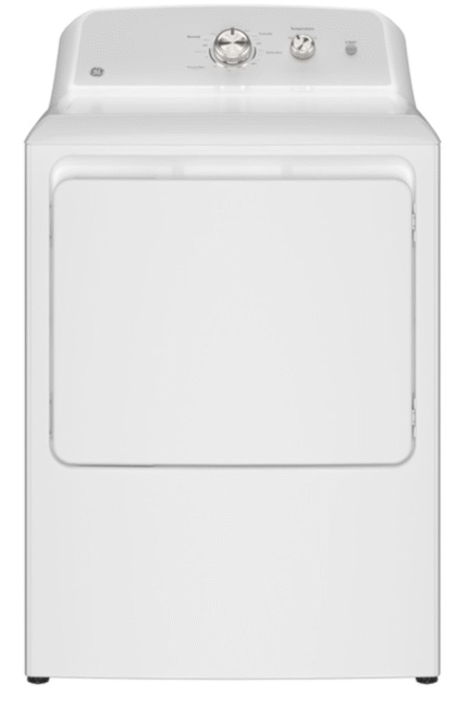 7.2 cu.ft. vented Gas Dryer in White with Auto Dry
