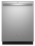 GE 24 in. Smart Built-In Tall Tub Top Control Stainless Steel Dishwasher w/Stainless Interior Door and Plastic Tub, 50dBA