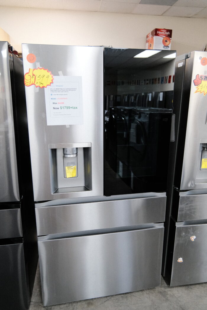 29 cu.ft. SMART MyColor InstaView Standard-Depth MAX 4-Door French Door Refrigerator in Stainless Steel with Craft Ice - Image 2