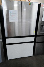 Bespoke 29 cu.ft. 4-Door Standard Depth French Door Smart Referigerator with Beverage Center in Stainless Steel - Image 2