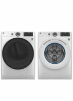 4.6 cu.ft. Smart White Front Load Washer with UltraFresh Vent System&OdorBlock/7.8 cu.ft. Smart White Front Load Gas Dryer with Sanitize Cycle