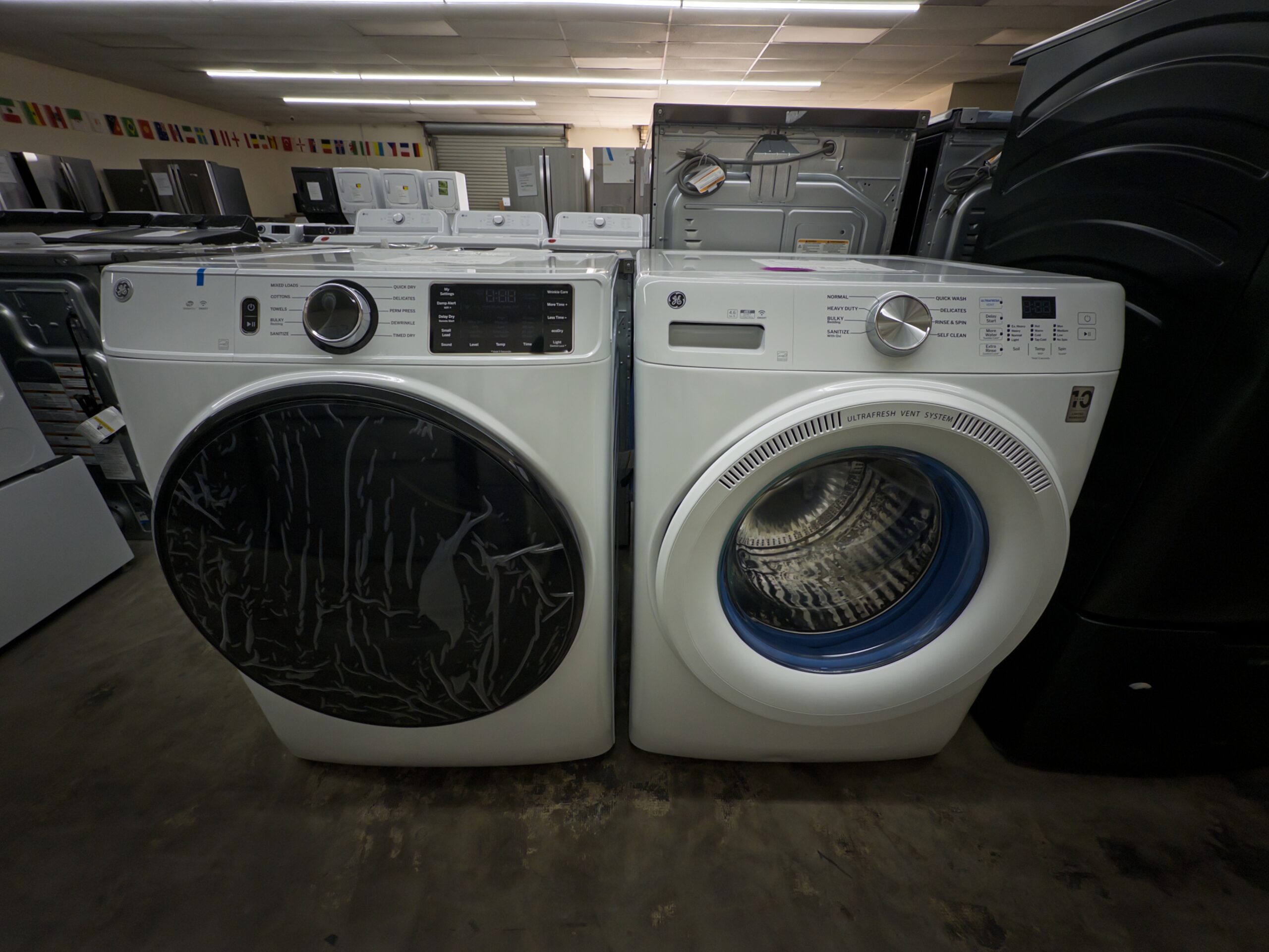 Photo Oct 25 2025, 13 05 12 4.6 cu.ft. Smart White Front Load Washer with UltraFresh Vent System&OdorBlock/7.8 cu.ft. Smart White Front Load Gas Dryer with Sanitize Cycle - Image 3