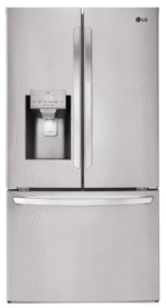 28 cu.ft. 3 Door French Door Refrigerator with Ice and Water Dispenser and Craft Ice in PrintProof Stainless Steel