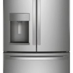 GE Standard-Depth 28 cu.ft. 3-Door French Door Refrigerator with Ice Maker with water and ice dispenser (Fingerprint-resistant Stainless Steel) Energy Star Certified