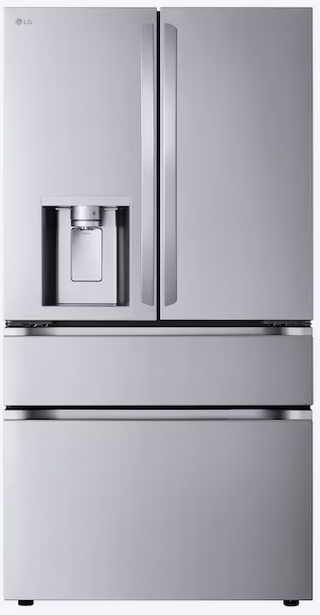 29 cu.ft. SMART Standard Depth MAX French Door Refrigerator with Full Convert Drawer in PrintProof Stainless Steel