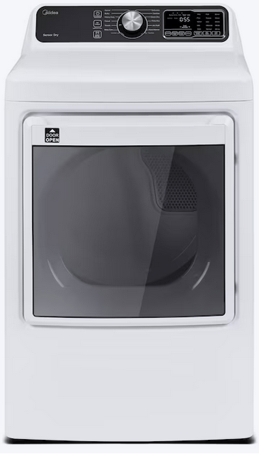 7.5 cu.ft. Reversible Side Swing Door Gas Dryer in White *NEW IN BOX