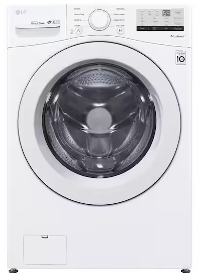 4.5 cu.ft. Stackable Front Washer in White with Coldwash Technology
