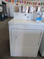 7.4 cu.ft. 120-volt White Commercial Gas Vented Dryer - Image 2