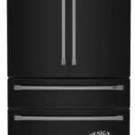 GE Cafe 28.7 cu. ft. Smart Four Door French Door Refrigerator in Matte Black with Dual-Dispense Autofill Pitcher, Built-In WiFi