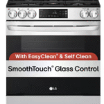 LG 5.8 cu.ft. Gas Single OvenSlide-In Range, EasyClean plus Self Clean, ThinQ, Printproof StainlessSteel