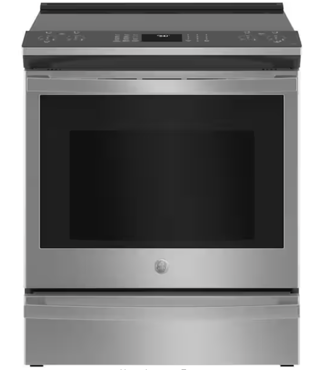 Deskeen 2026-06-12 at 10.06.24 AM@2x GE Profile 30 inch Smart Slide-In Electric Convection Fingerprint Resistant Range with No Preheat Air Fry - Image 1