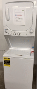 GE 2.3cu.ft. Washer 4.4cu.ft. Electric Dryer Combo in White - Image 2