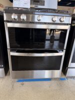 GE Profile 30inch Free-Standing Gas Double Oven Convection Fingerprint Resistant Range with No Preheat Air Fry - Image 2