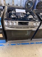 LG 5.8 cu.ft. Gas Single OvenSlide-In Range, EasyClean plus Self Clean, ThinQ, Printproof StainlessSteel - Image 2