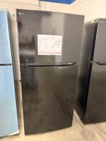 LG 20cu.ft. 30inch Wide Top Freezer Refrigerator-Black - Image 2